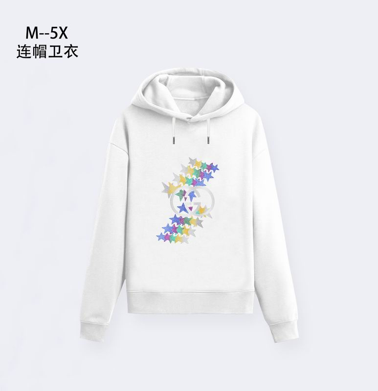 Gucci Black Hoodie With Colorful Star And Interlocking G Logo For Trendy Outfits