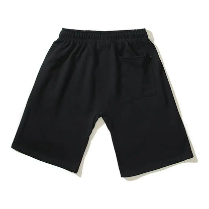 Hellstar Men's Black Drawstring Shorts with Pink Graffiti Graphics