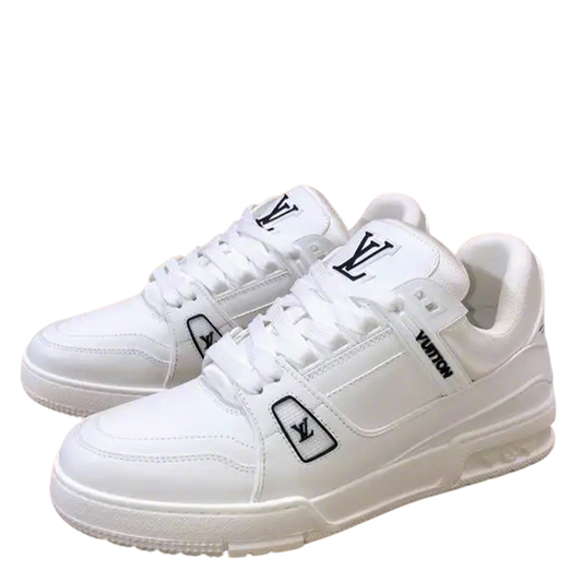 Unisex White Louis Vuitton Sneakers For Timeless Fashion Looks
