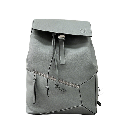 Loewe Gray Puzzle Backpack With Geometric Design And Functional Pockets 10288