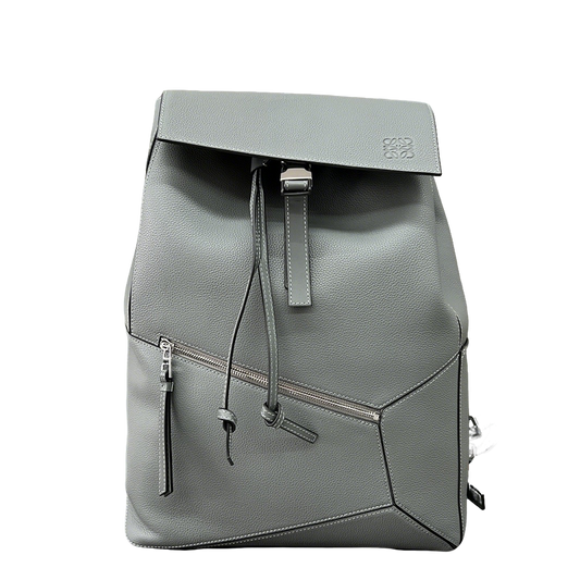 Loewe Gray Puzzle Backpack With Geometric Design And Functional Pockets 10288