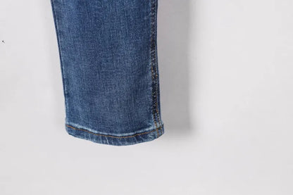 Moncler Men's Dark Blue Denim Jeans with Premium Craftsmanship