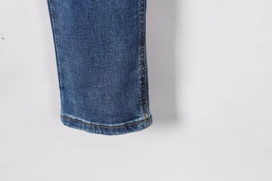 Moncler Men's Dark Blue Denim Jeans with Premium Craftsmanship