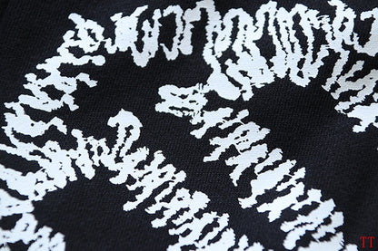 Off-White Black Hoodie with Minimalist Logo for Trendy Streetwear Aesthetics