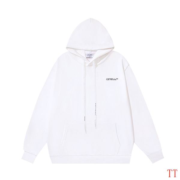 Off-White Gray Hoodie With Minimalist Logo For Effortless Street Fashion