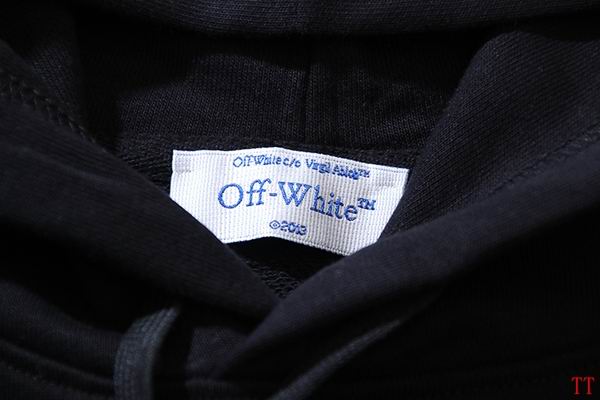 Off-White Gray Hoodie With Minimalist Logo For Effortless Street Fashion