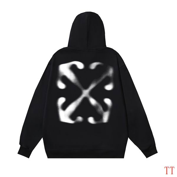 Off-White Gray Hoodie With Minimalist Logo For Effortless Street Fashion