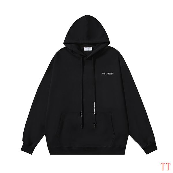 Off-White Gray Hoodie With Minimalist Logo For Effortless Street Fashion
