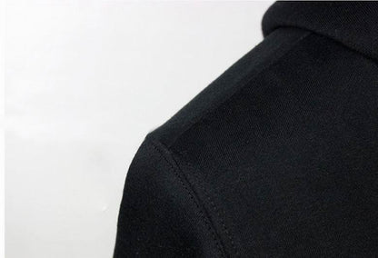 Prada Navy Blue Hoodie With Signature Logo Badge And Branding On Sleeve