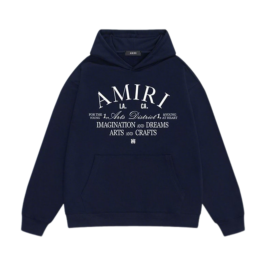 AMIRI Hoodie With Artistic Text Print for Fashion - Forward Streetwear Looks