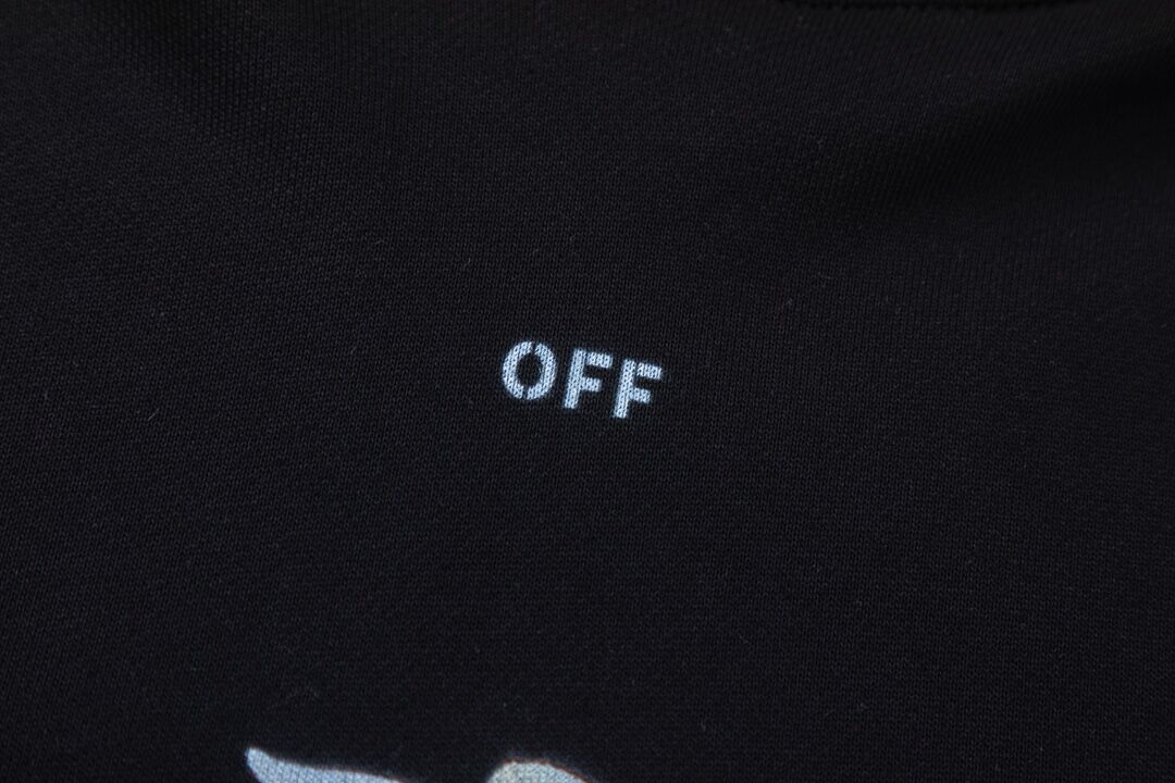 Off White Black Hoodie With Cherubs Car And Floral Art Print Design