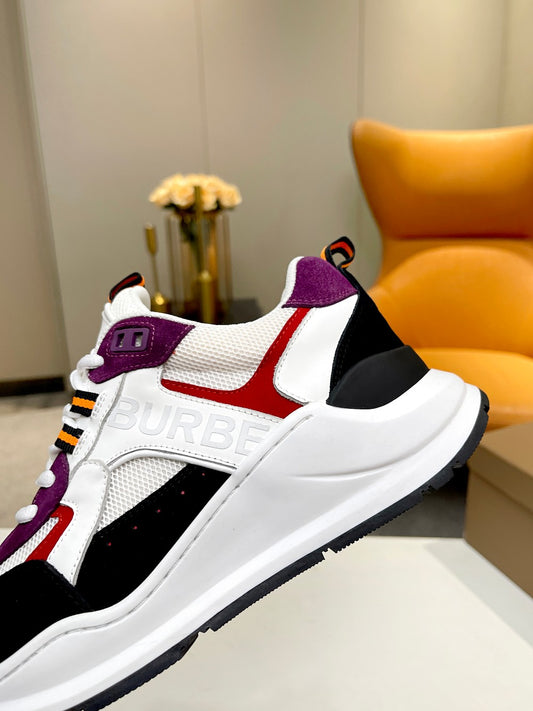 Burberry Color - Block Sneakers For Vibrant Casual Fashion