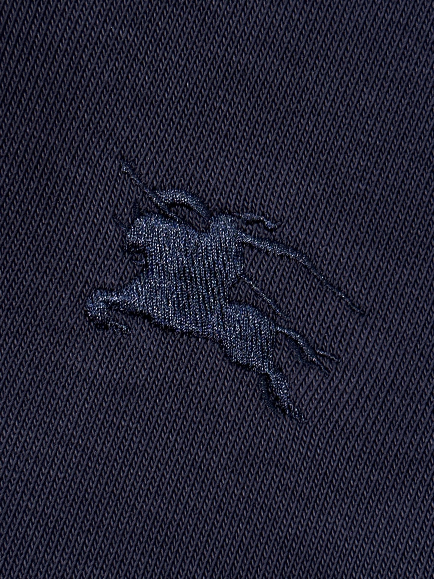Burberry Men's Navy Blue Hooded Tracksuit With Plaid Details