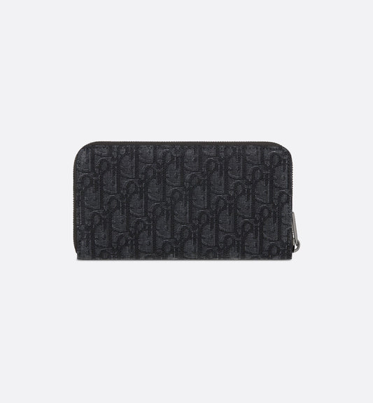Fashionable Dior Long Wallet With Signature Monogram And Contrast Leather Design 2ADBC315YKS_H05E
