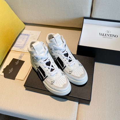 Valentino Men's Luxury Sneakers Fashion Mesh Design Casual Athletic Shoes