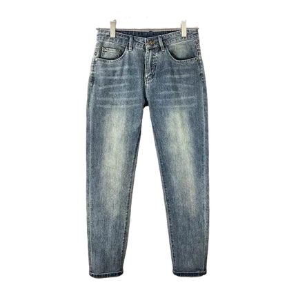 Louis Vuitton Men's Light Blue Denim Jeans With Classic Design