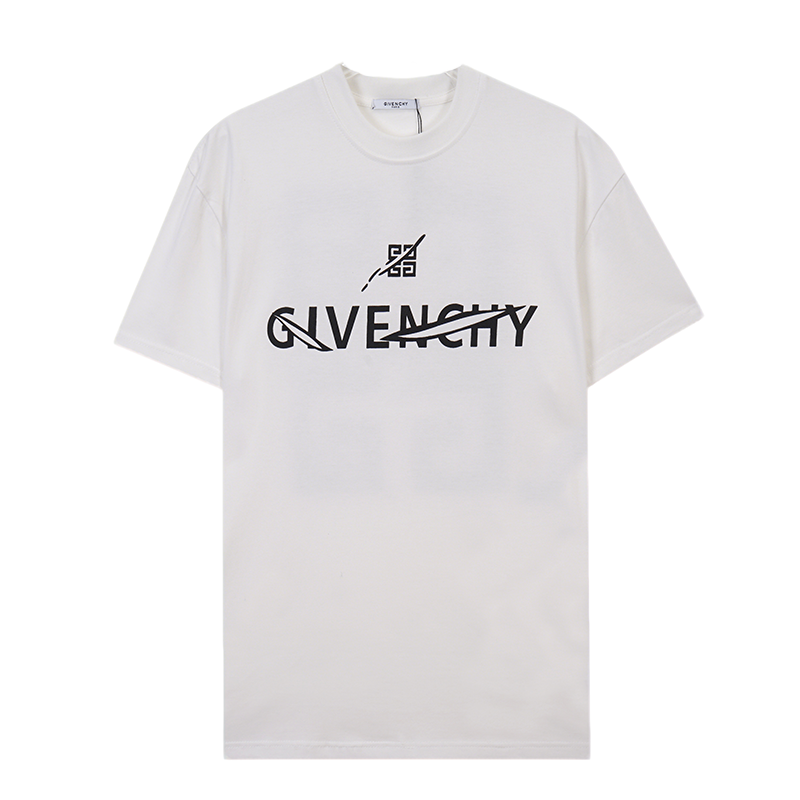 Stylish Givenchy White/Black T - Shirt With Distinctive Logo Design For Fashion - Forward Individuals