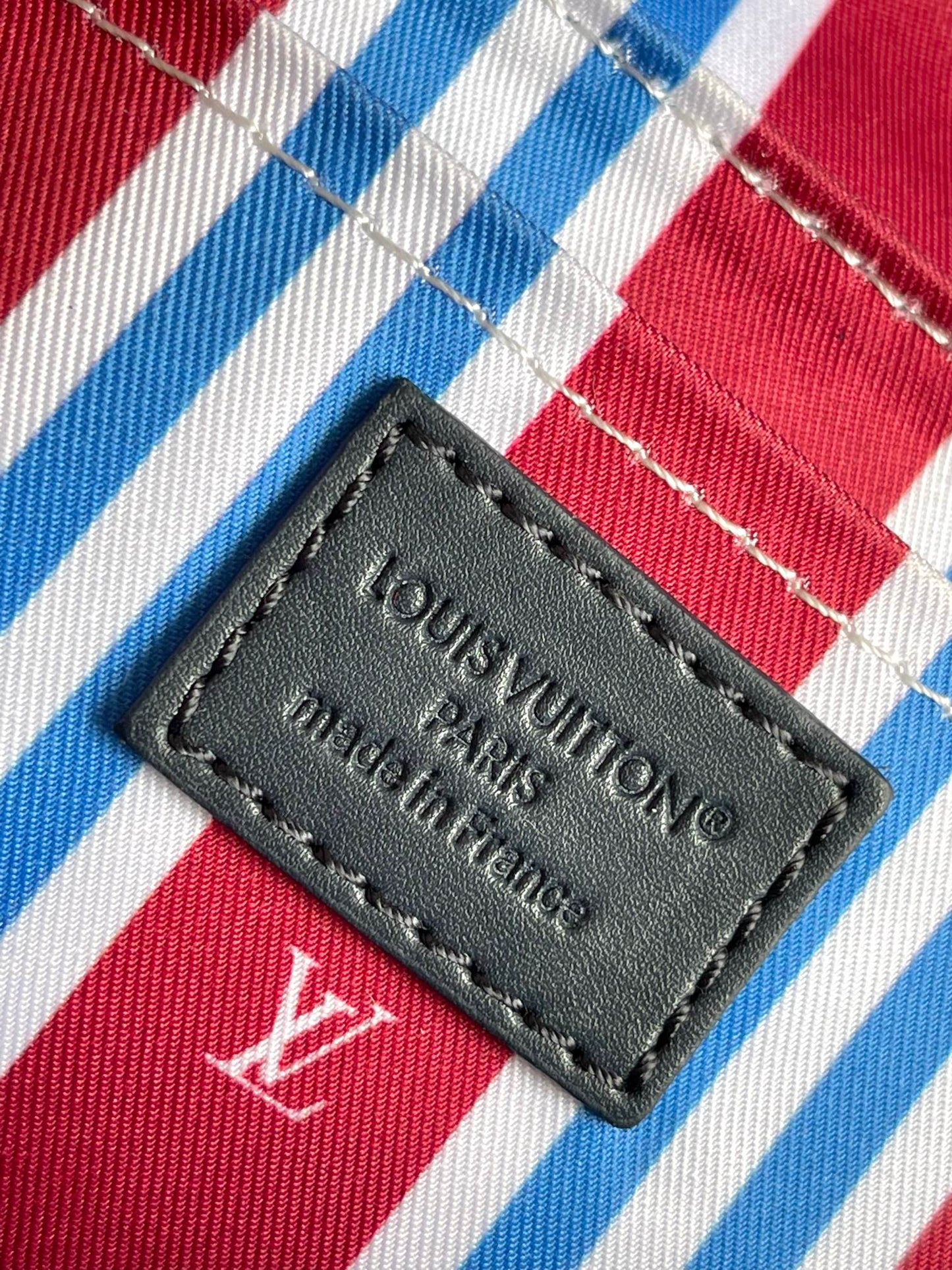 Chic Louis Vuitton Blue Monogram Trunk Bag With Navy Accents And Silver Hardware