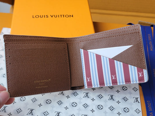 Stylish Louis Vuitton White Monogram Wallet For Timeless Luxury And Daily Use M14691