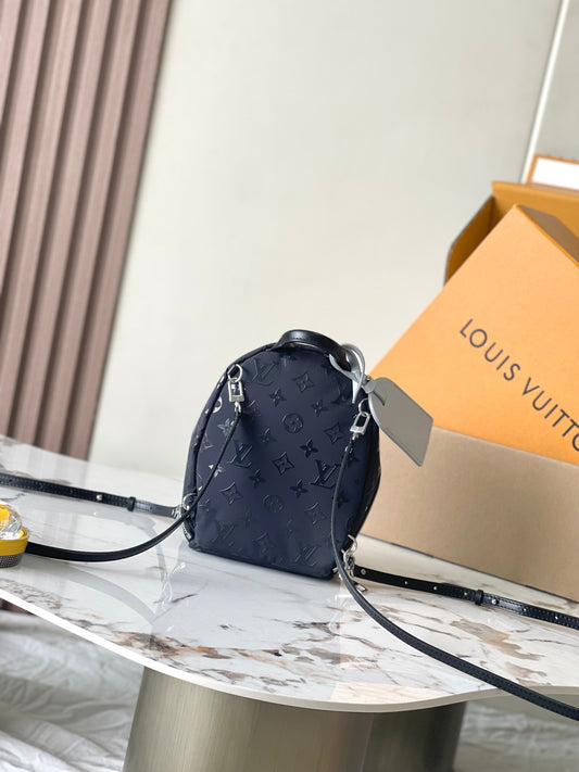 Louis Vuitton Mini Backpack in Monogram Embossed Nylon for Trendy Travelers
