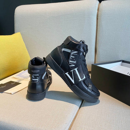 Valentino Men's Luxury Sneakers Fashion Mesh Design Casual Athletic Shoes