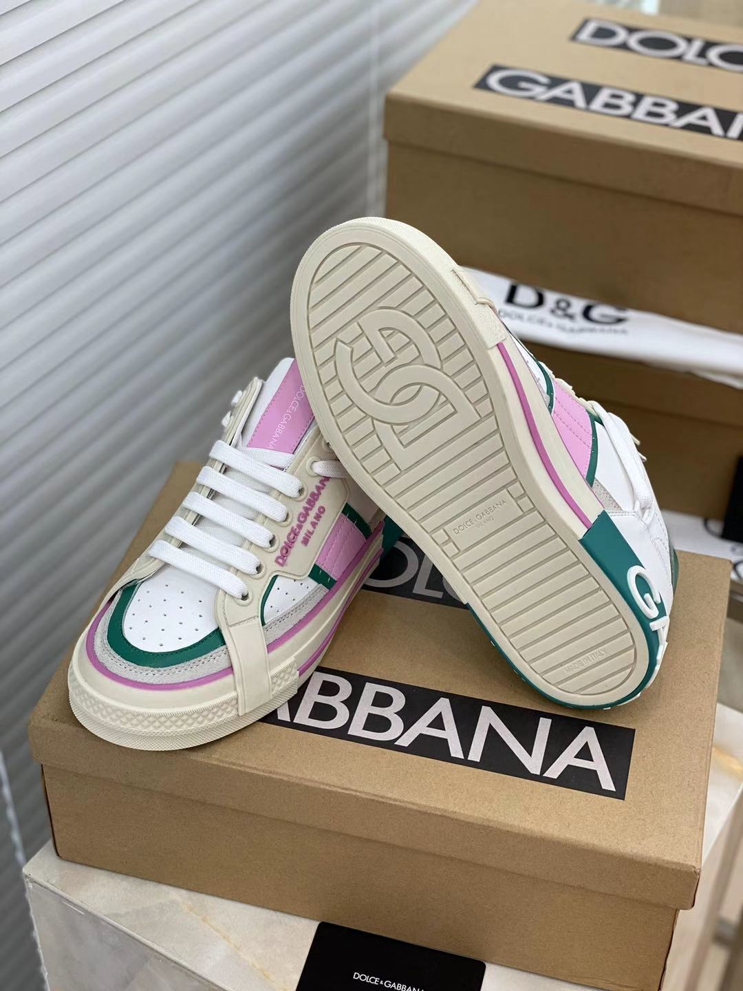 Dolce & Gabbana Milano Unisex Casual Sneakers