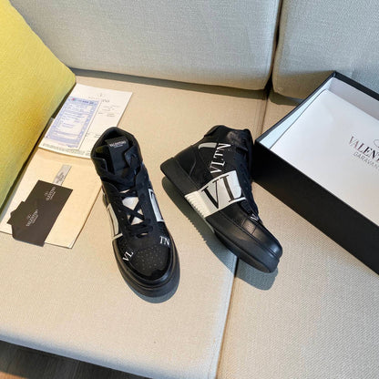 Valentino Men's Luxury Sneakers Fashion Mesh Design Casual Athletic Shoes