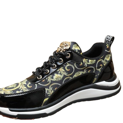 Versace Men's Sneakers - Luxury Designer Athletic Footwear with Greek Key Pattern