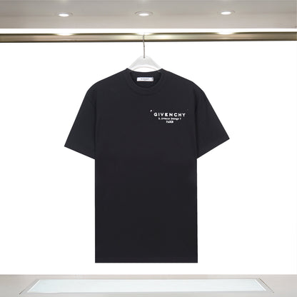 Stylish Givenchy Light Blue/Black/White T Shirt With Brand Logo For Fashion Enthusiasts