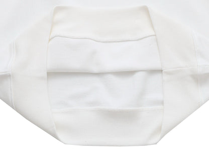 Chic Prada White Crew Neck Sweatshirt With Signature Pocket Detail For Fashion Fans