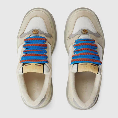 Gucci Unisex Trendy Sneakers With Vibrant Colorful Laces