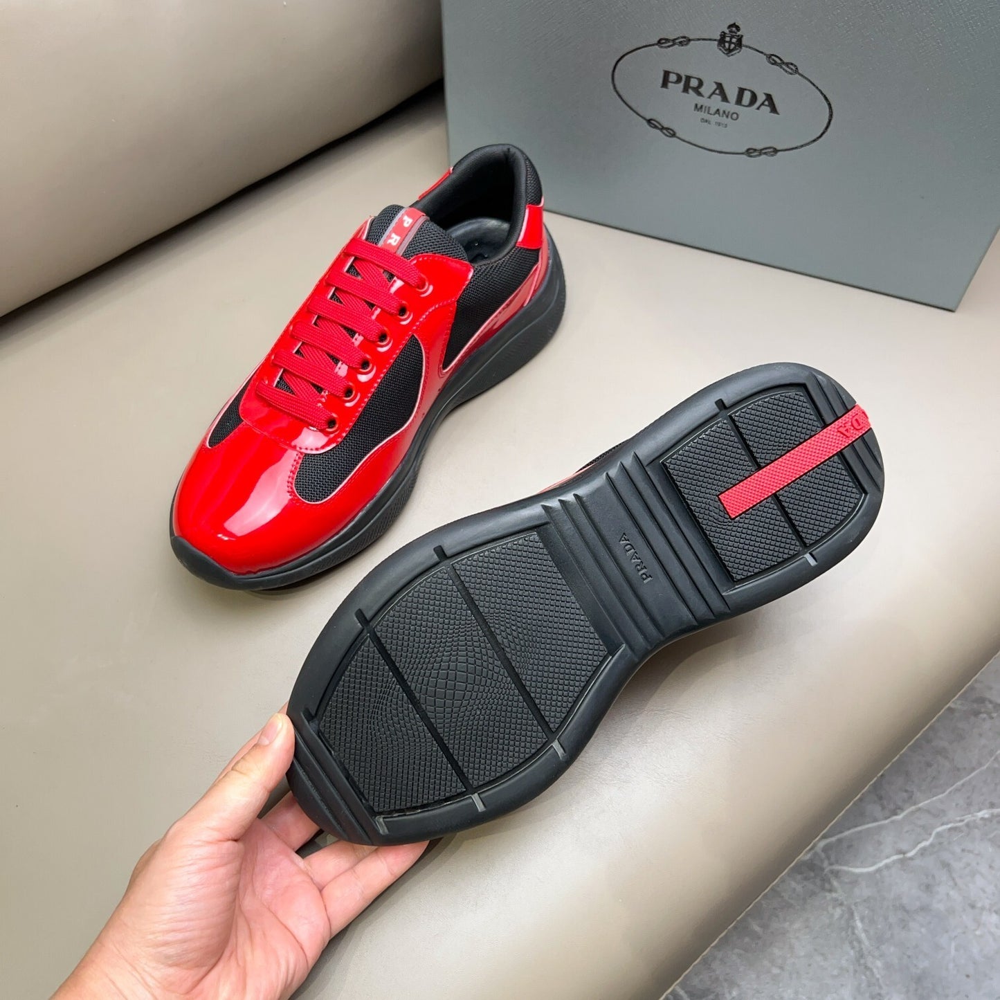 Prada Unisex Sneakers Luxury Fashion Sneakers