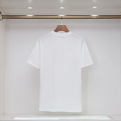 Stylish Dolce & Gabbana White/Black T - Shirt With Eye - Catching D&G Logo For Fashion Lovers