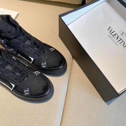 Valentino Men's Luxury Sneakers Fashion Mesh Design Casual Athletic Shoes