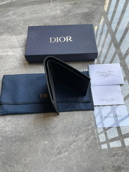 Sophisticated Dior Men's Wallet With Embossed Monogram And Premium Leather 2ESBH027FLG H00N