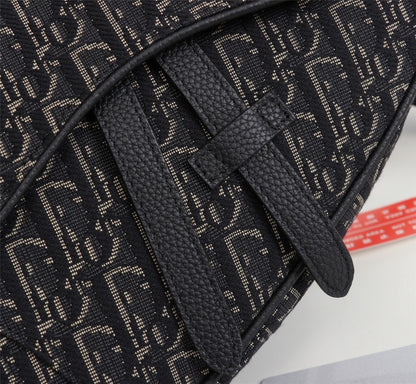Fashionable Dior Saddle Bag With Signature Monogram And Adjustable Strap ADPO093
