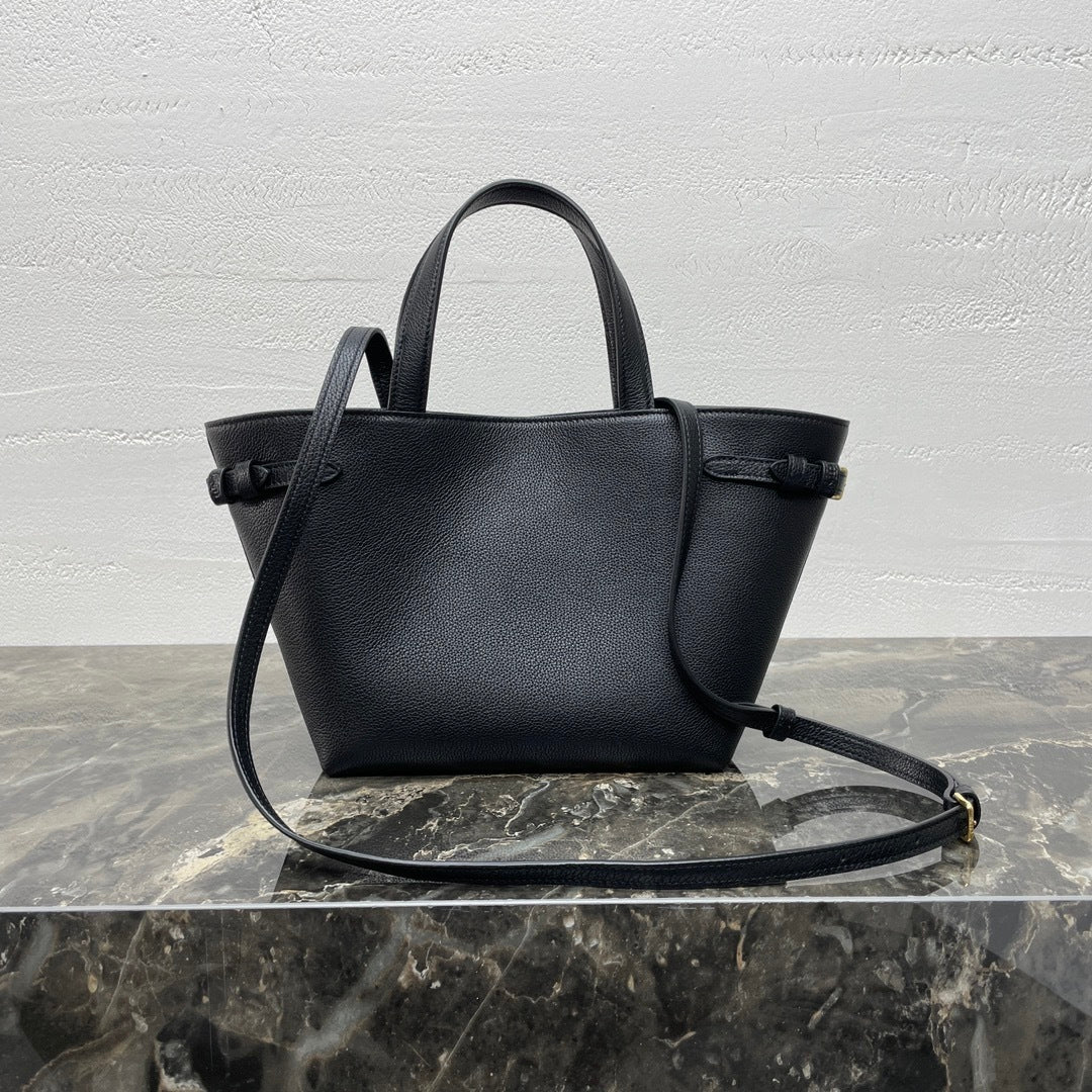 Gorgeous Black Celine CABAS ANAIS Handbag With Classic Logo 118613
