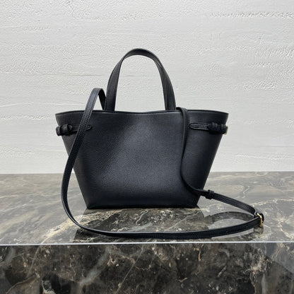 Gorgeous Black Celine CABAS ANAIS Handbag With Classic Logo 118613