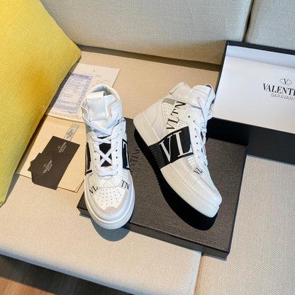 Valentino Men's Luxury Sneakers Fashion Mesh Design Casual Athletic Shoes