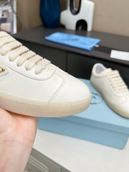 Prada Unisex Sneakers Triangle Logo Luxury Fashion Sneakers