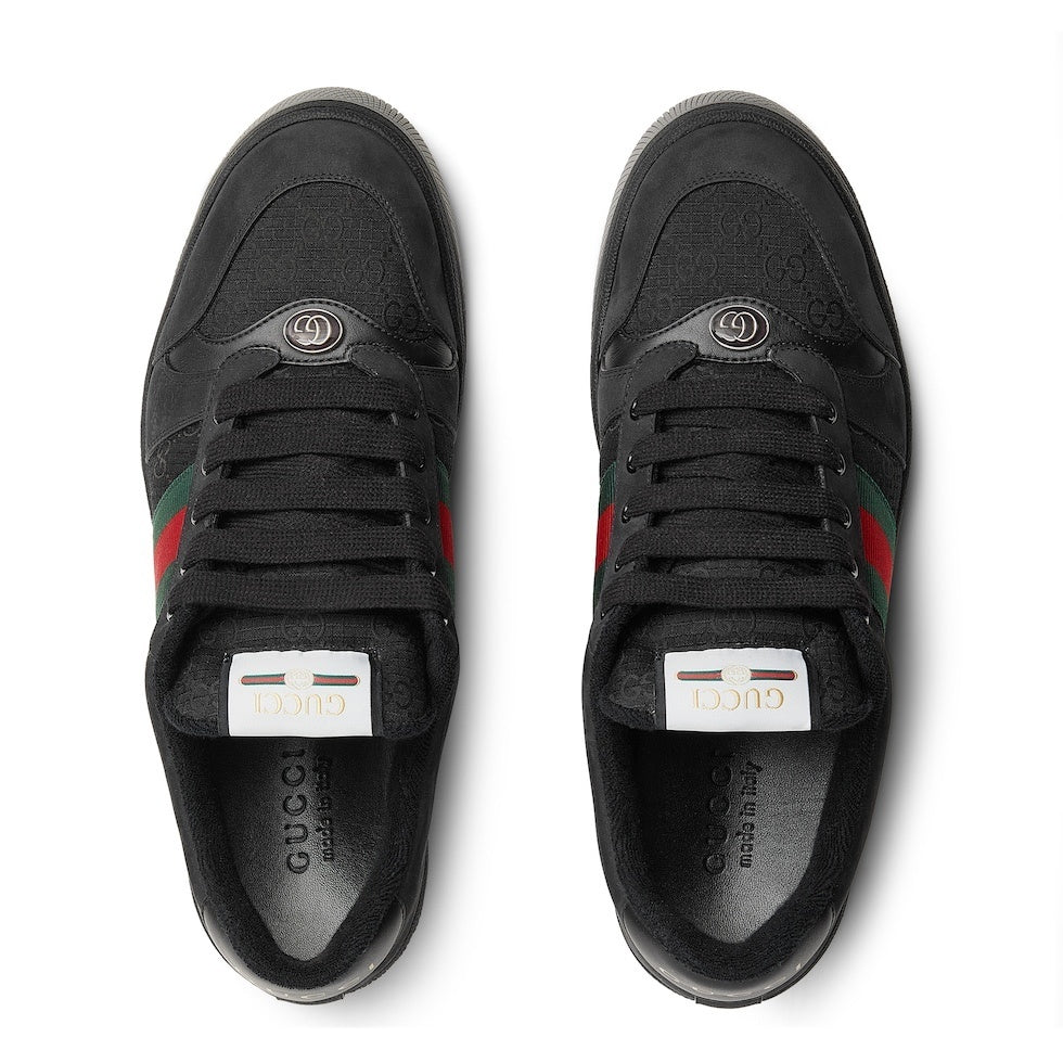 Gucci Unisex Iconic Web Stripe Sneakers For Timeless Style