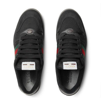 Gucci Unisex Iconic Web Stripe Sneakers For Timeless Style