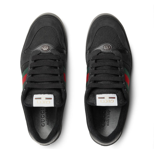 Gucci Unisex Iconic Web Stripe Sneakers For Timeless Style