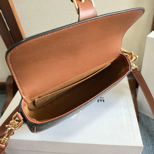 Classic Celine Folco Monogram Crossbody Bag For Fashion Enthusiasts 122652