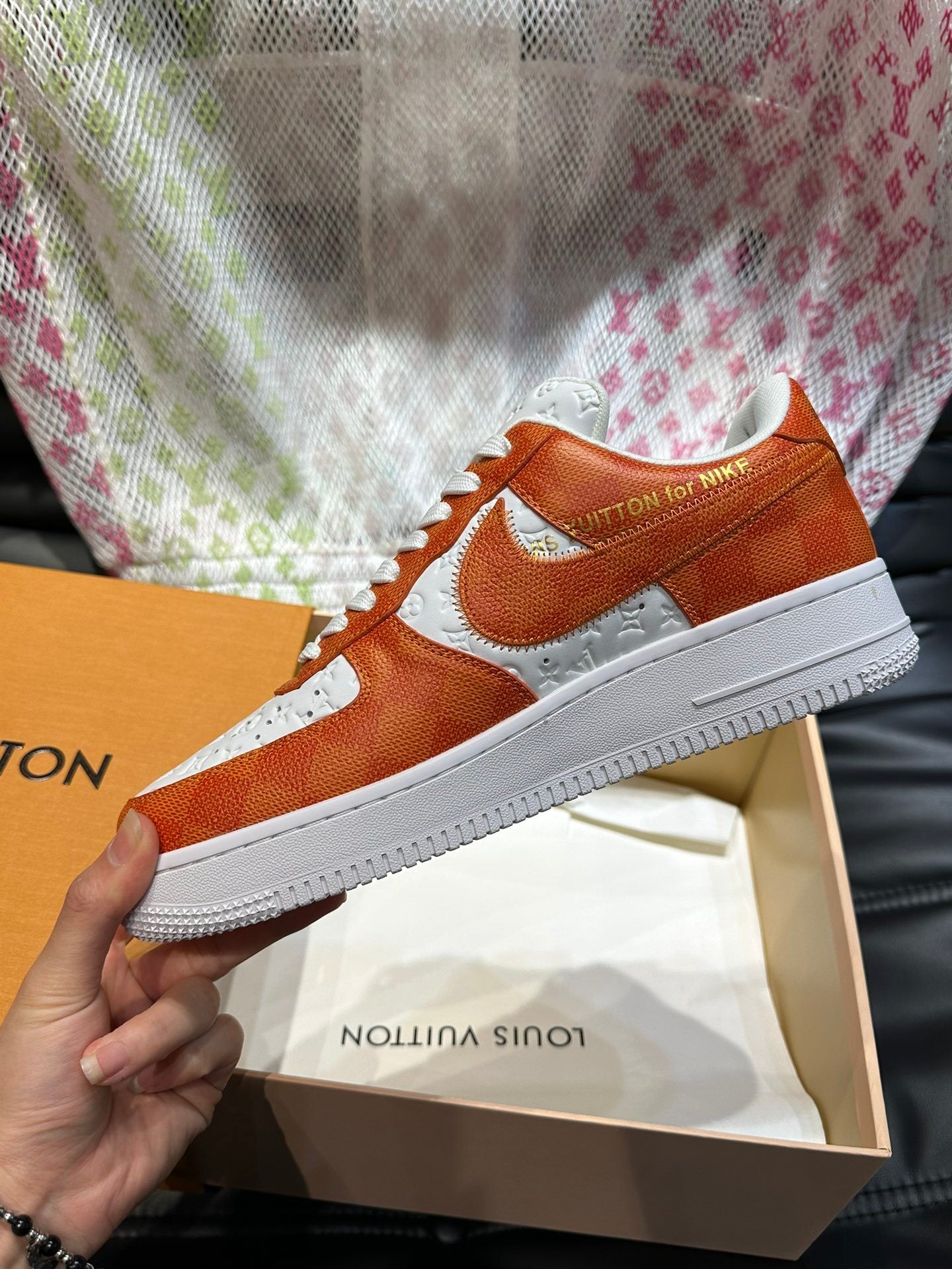 LV x Nike Collaborative Stylish And Comfortable Sneakers