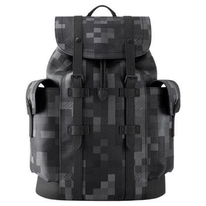 Louis Vuitton Pixel Camouflage Leather Backpack For Fashion And Travel Needs
