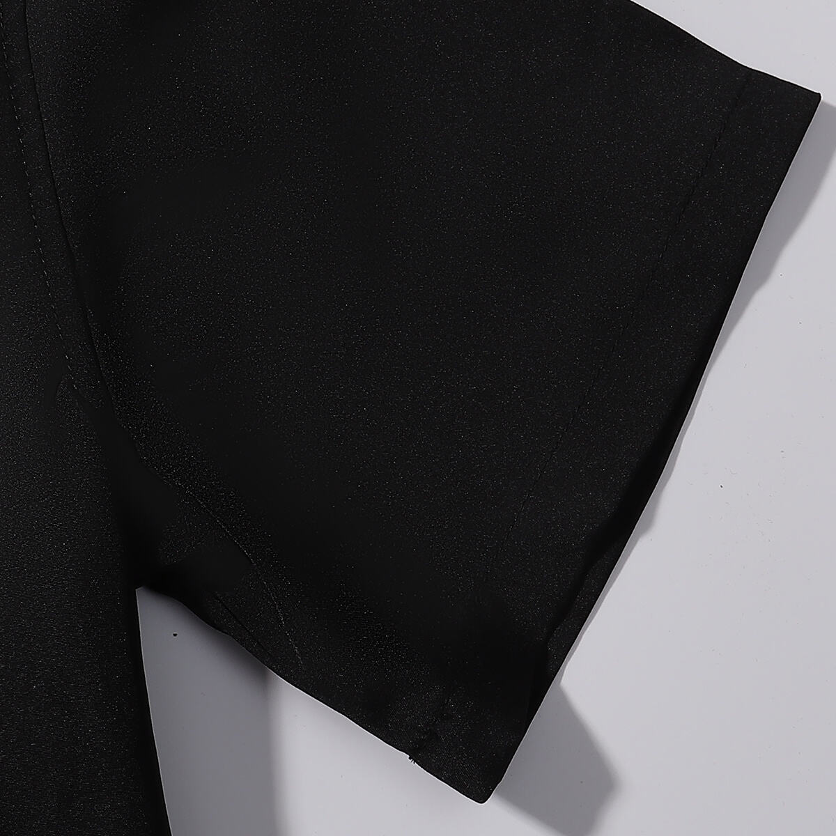Burberry Style Black/White Short Sleeve Shirt With Checkered Pocket Detail