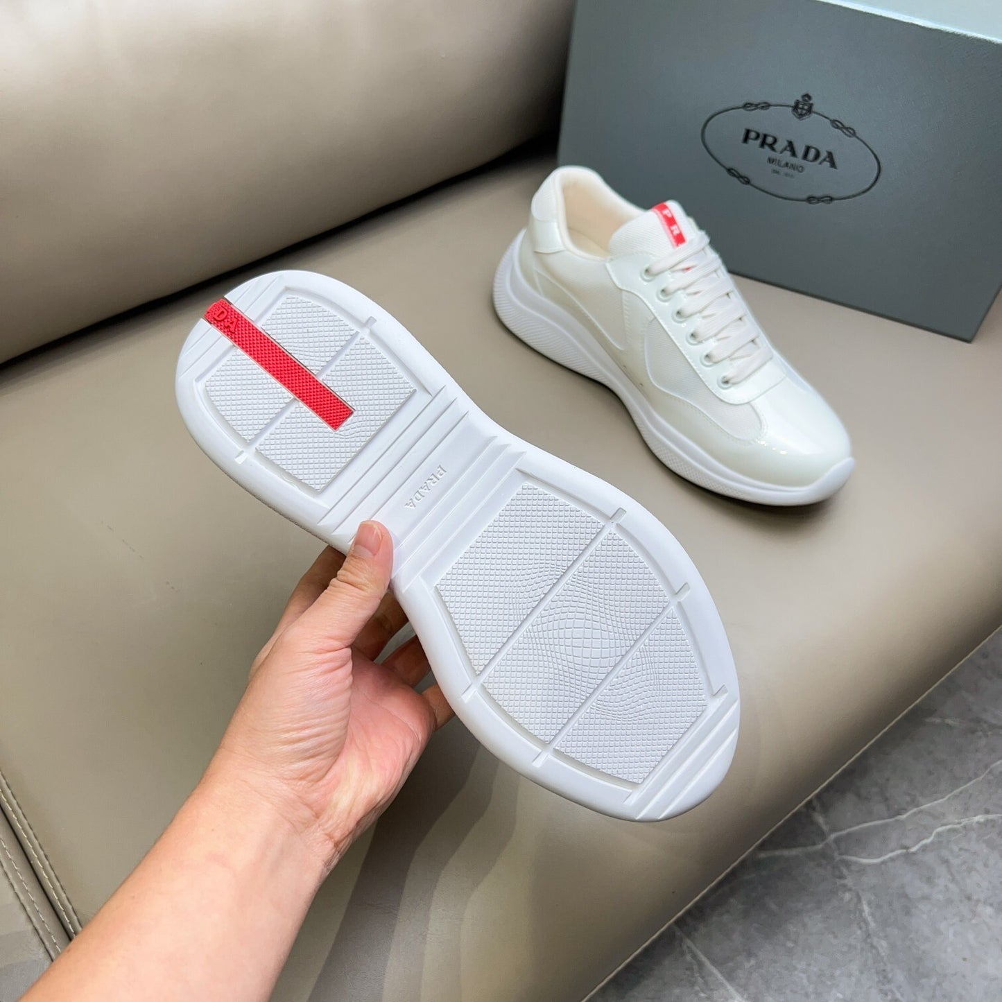 Prada Unisex Sneakers Luxury Fashion Sneakers