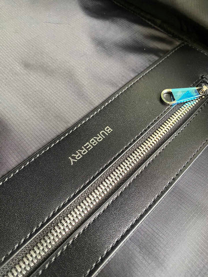 Functional Burberry Backpack With Distinctive Monogram Patch For Urban Adventures And Daily Commutes Style No.30032
