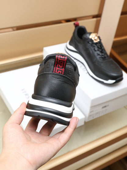 Versace Men's Sneakers - Luxury Designer Athletic Footwear with Greek Key Pattern